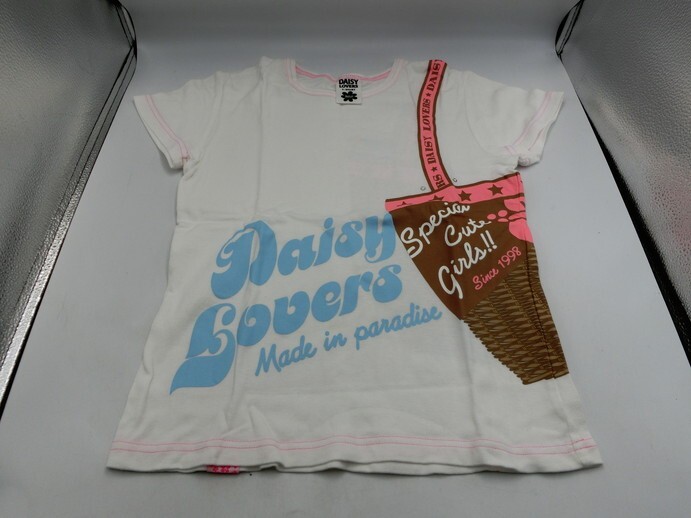 T【マ4-61】【60サイズ】▲DAISY LOVERS ディジーラバーズ 140～150cm 半袖Tシャツ等 子供服3点セット/洋服/※使用感有の画像2