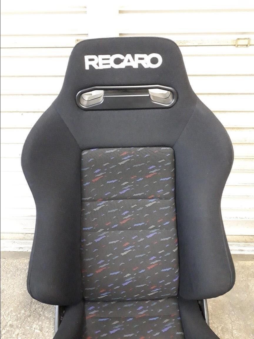 T【3ひ-51】【220サイズ】★RECARO/レカロ/リクライニングシート/内装パーツ/※傷、汚れあり_画像4