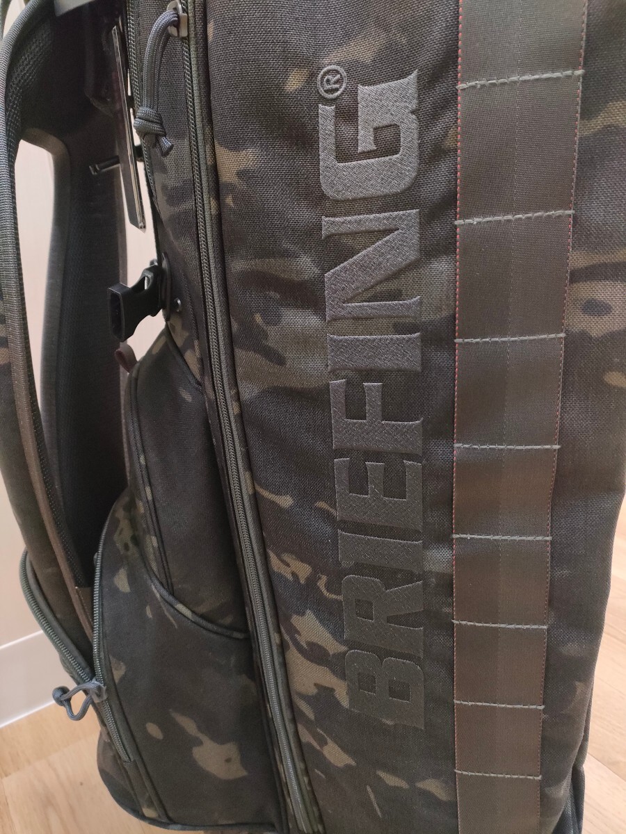 ★新品：未使用★BRIEFING ブリーフィング ゴルフ キャディバッグ CR-4 #03★マルチカモブラック MULTICAM BLACK★BRG231D08の画像5