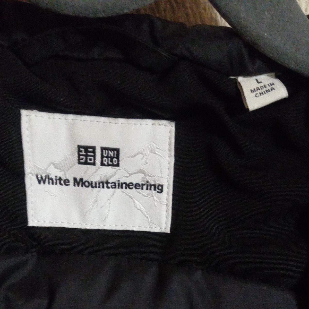 ユニクロ　White Mountaineering  ハイブリッドダウン　Lサイズ  ブラック