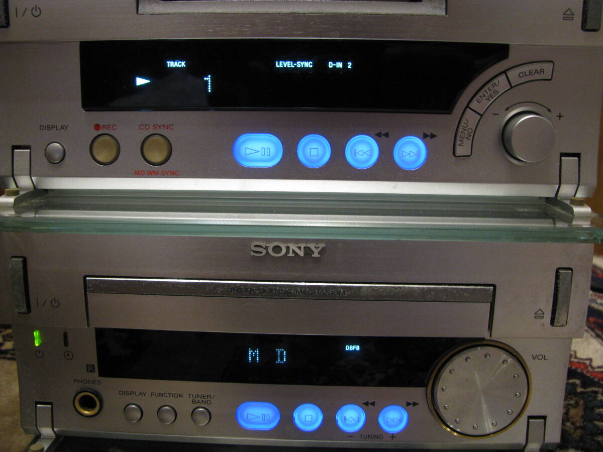 SONY MD/CDコンポ　MDS-SD1, HDS-SD1 ジャンク_画像7