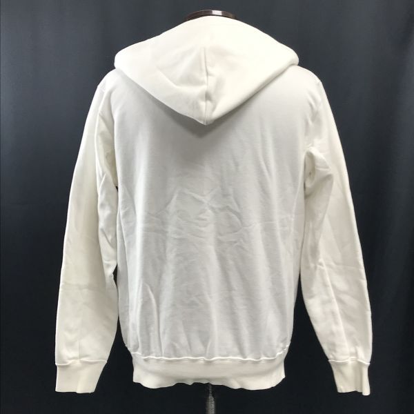 デサント/Descente★ムーブスポーツ/ジップアップスウェットパーカー【メンズL/白/white】スポーツ/ゴルフ/Jacket/Jumper/Parker◆BH589_画像3