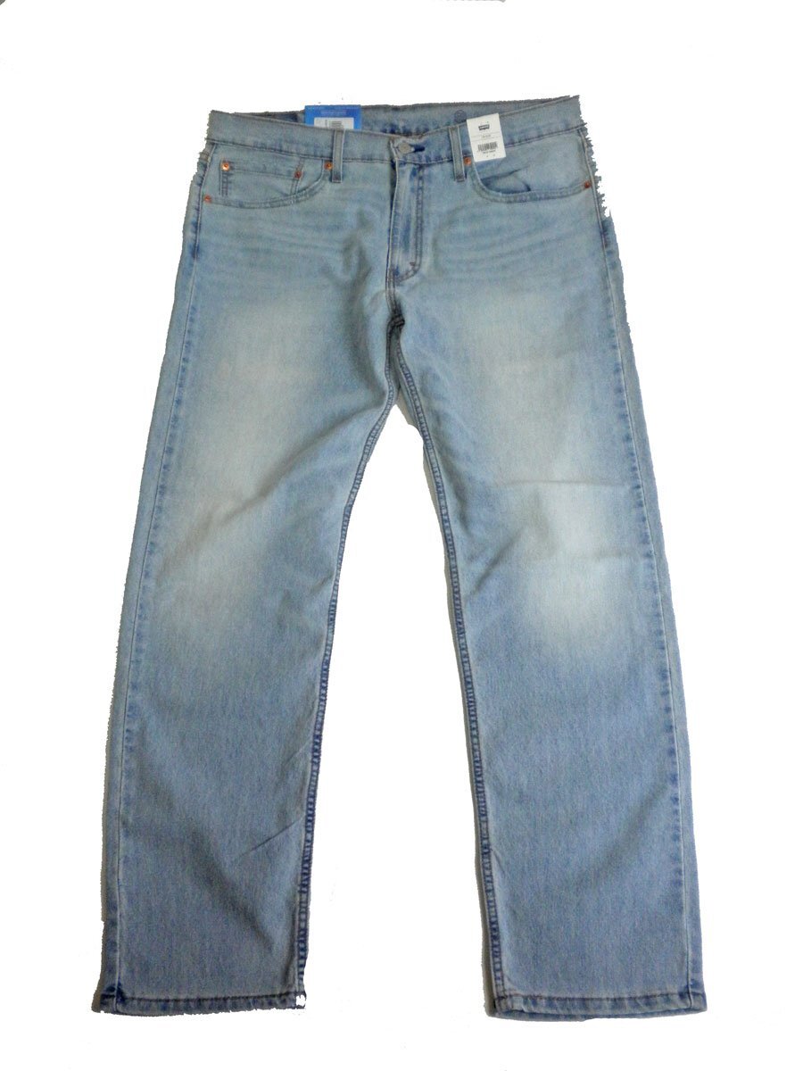 新品 ♪★ リーバイス Levis ジーンズ 502 TAPER 29507-1258 COOL ストレッチ デニム ブルー テーパード ユーズド加工 W36 ★ 24304_画像1