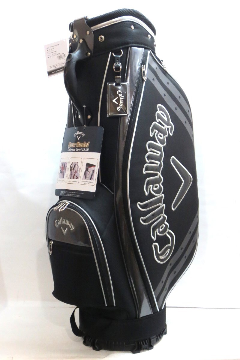 【新作入荷!!】 23 Sport 新品★キャロウェイ★スポーツ JM 3.3kg★【5123239】ブラック キャディバッグ★2023★9型 カート キャロウェイ