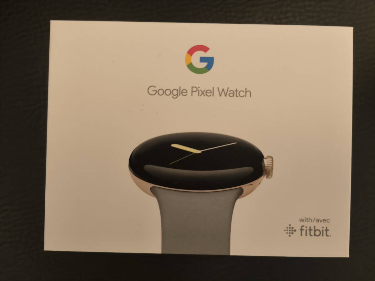 Google Pixel Watch スマートウォッチ ( Champagne Gold ケース / Hazel アクティブ バンド )