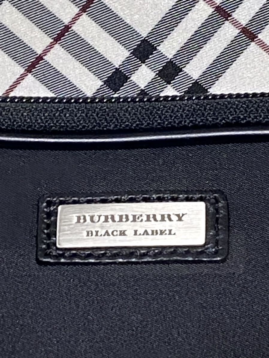 【中古】バーバリー ブラックレーベル Burberry ウエストバッグ ショルダーバッグ ホワイトブラック バッグ の画像3