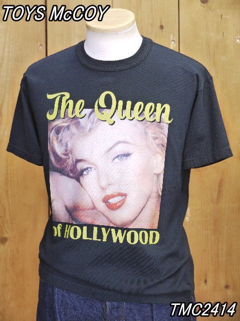 新品 トイズマッコイ マリリンモンロー The Queen of HOLLYWOOD 半袖 Tシャツ ブラック XL TMC2414 toysmccoy_画像1