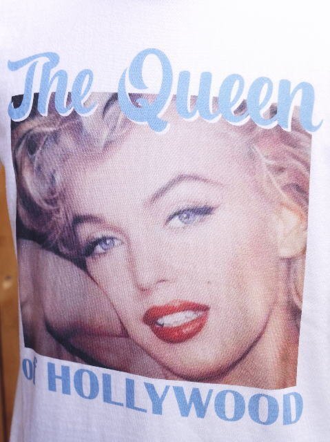 新品 トイズマッコイ マリリンモンロー The Queen of HOLLYWOOD 半袖 Tシャツ オフホワイト L TMC2414 toysmccoy_画像3