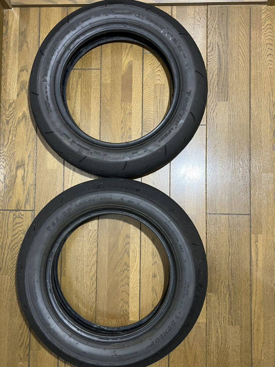 ダンロップTT93GP PRO FRセット100/90-12 120/80-12 GROM KSR2 Z125PRO_画像7