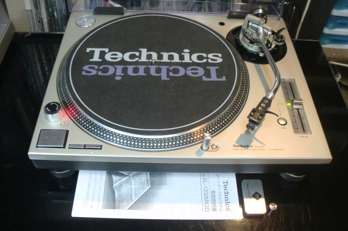 ■ 即決 : Technics SL-1200 MK-3D 極・美品 ★Shure M447 針 : New Box _画像1