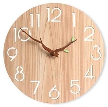 自然　木　ナチュラル　掛け時計　壁掛け　時計　枝　リビング　北欧　おしゃれ 壁掛け時計 かわいい シンプル  北欧スタイル 木製