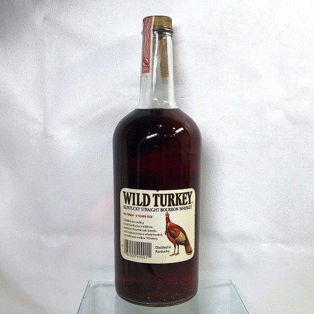 ワイルドターキー WILD TURKEY 8年 101プルーフ ショートスクリューキャップ バーボン ウィスキー 1140ml 50.5% 未開栓 古酒 お酒 F368-24_画像4