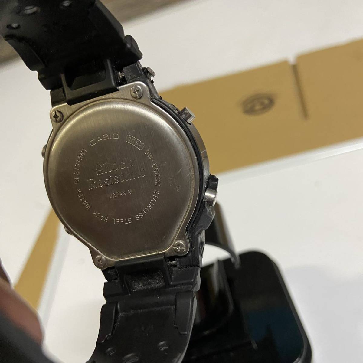 CASIO 腕時計 DW-6600B ブラック カシオ 中古_画像5