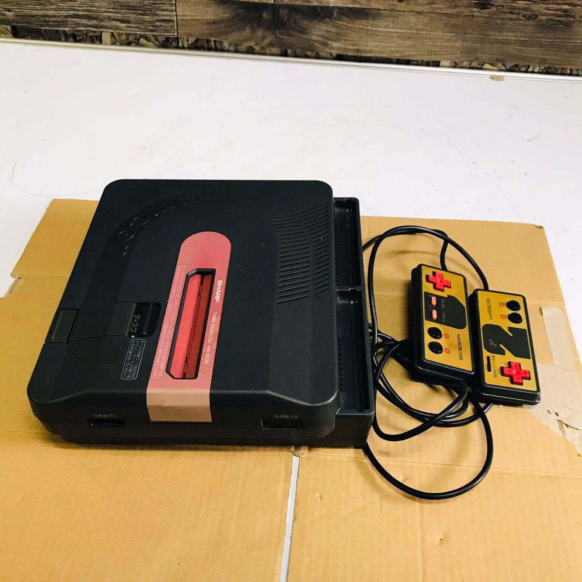 シャープ ツインファミコン AN-500B SHARP TWIN FAMICOM ファミコン ブラック ゲーム中古_画像1