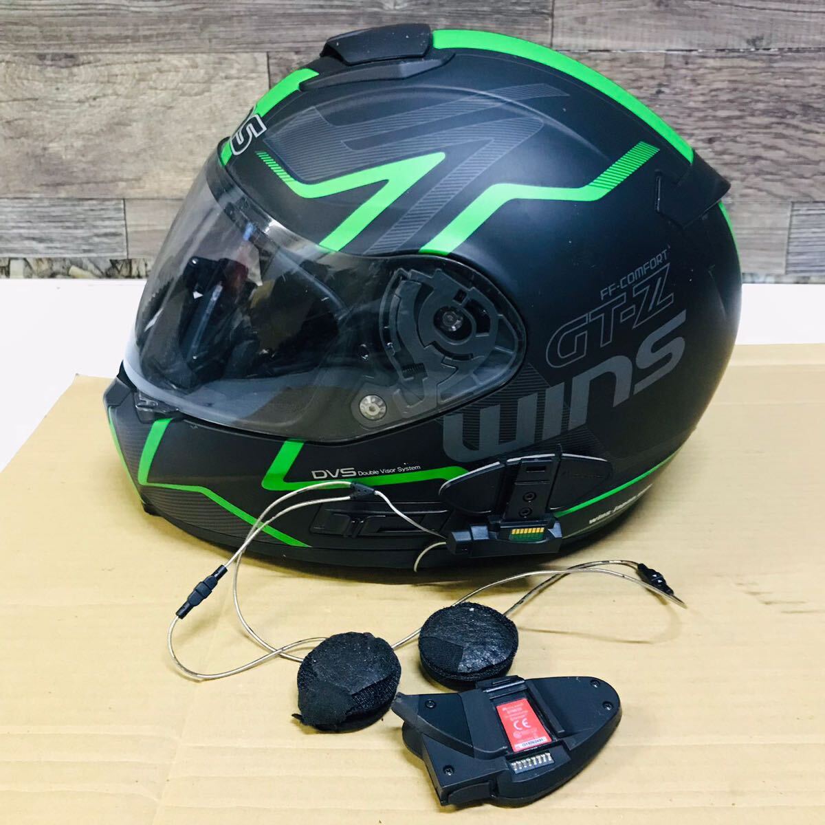 WINS ウインズ FF-COMFORT GT-Z ヘルメット フルフェイスヘルメット バイク 中古品_画像4