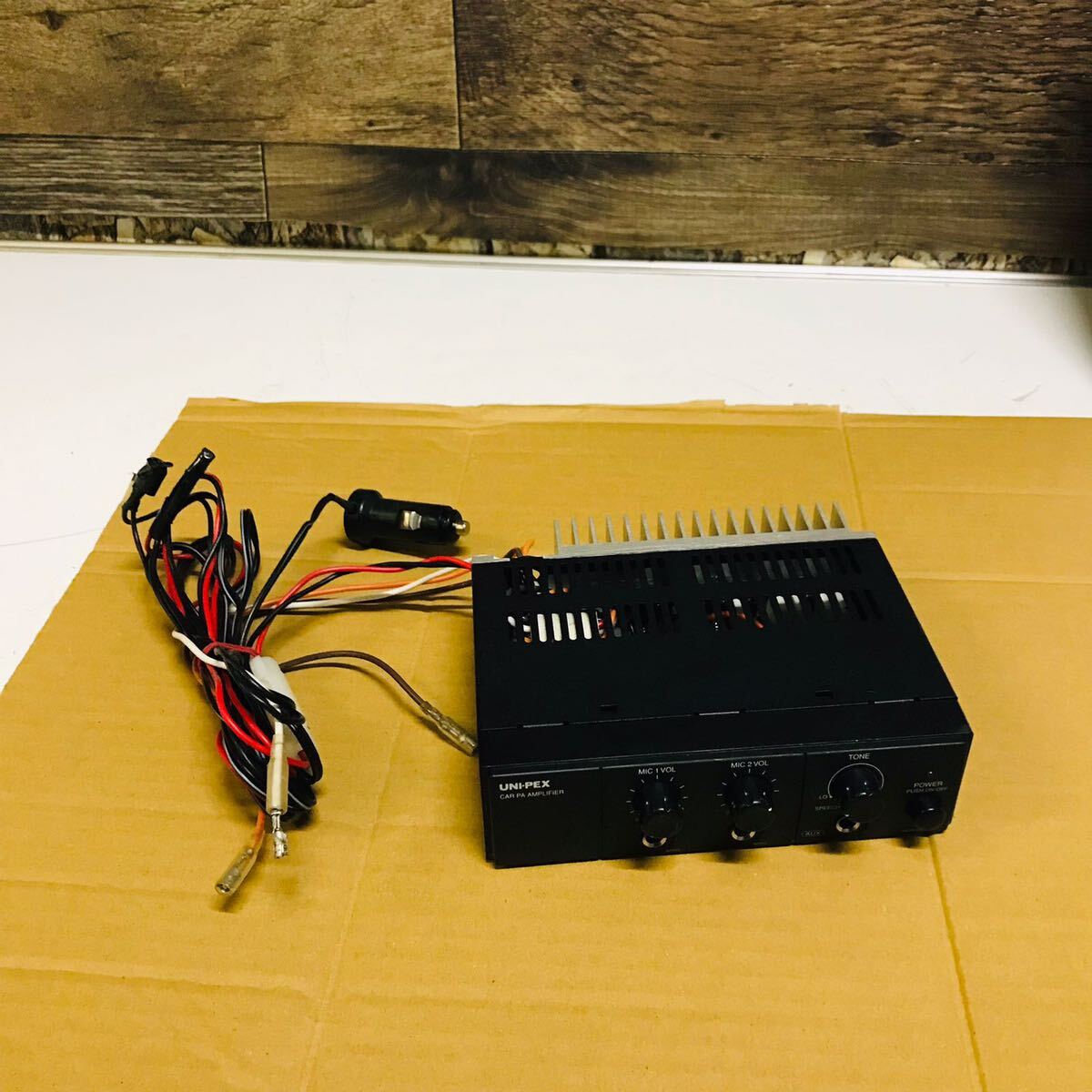 UNI-PEX CAR PA AMPLIFIER NDA-602A DC12V 車載アンプ スピーカー 動作品の画像2