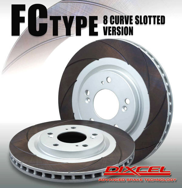 《FCR-FC/CURVE SLIT》■DIXCEL ROTOR■Front.3416003■LANCER EVOLUTION■CT9A■Evo.Ⅶ/Ⅷ/Ⅸ■GSR/GT■2000/03～2007/11■Front320x32■