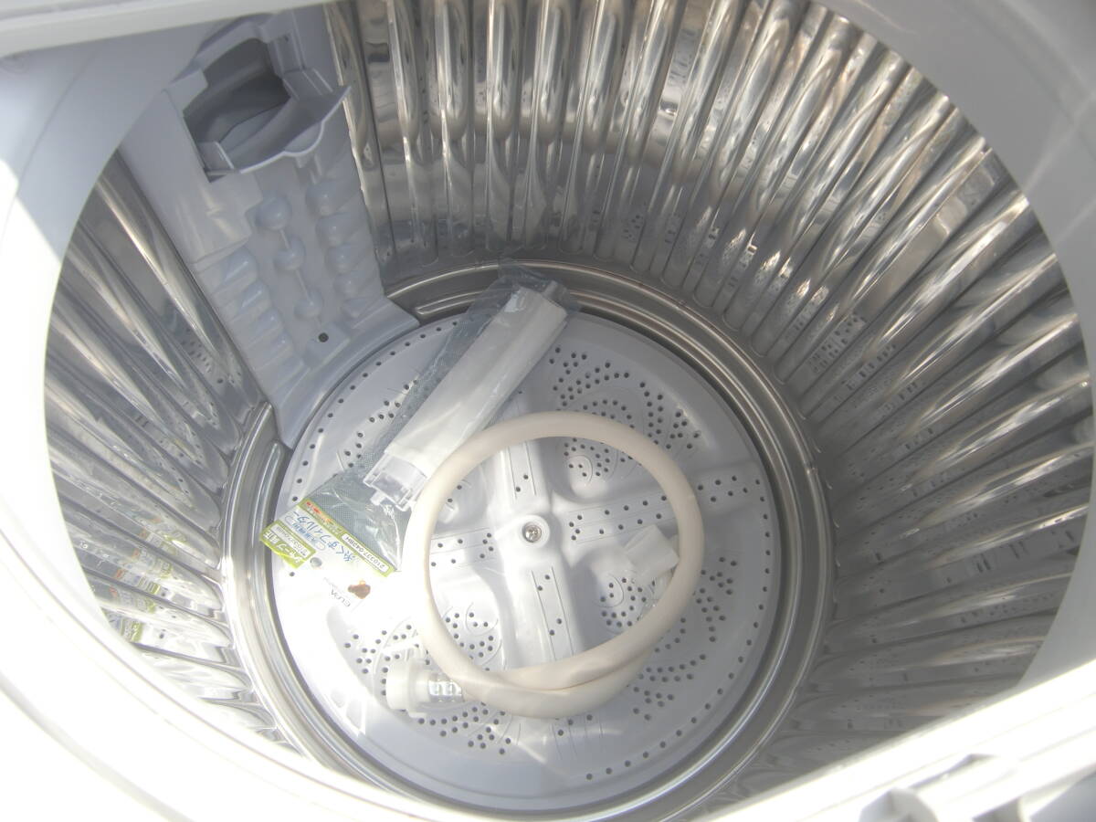 ★◇全自動洗濯乾燥機 5.5kg/3.5kg シャープ ES-TX5A-P 2017年製 ピンク系 良品 中古 温風乾燥 お部屋まで搬入 送料無料 即決 9118の画像8