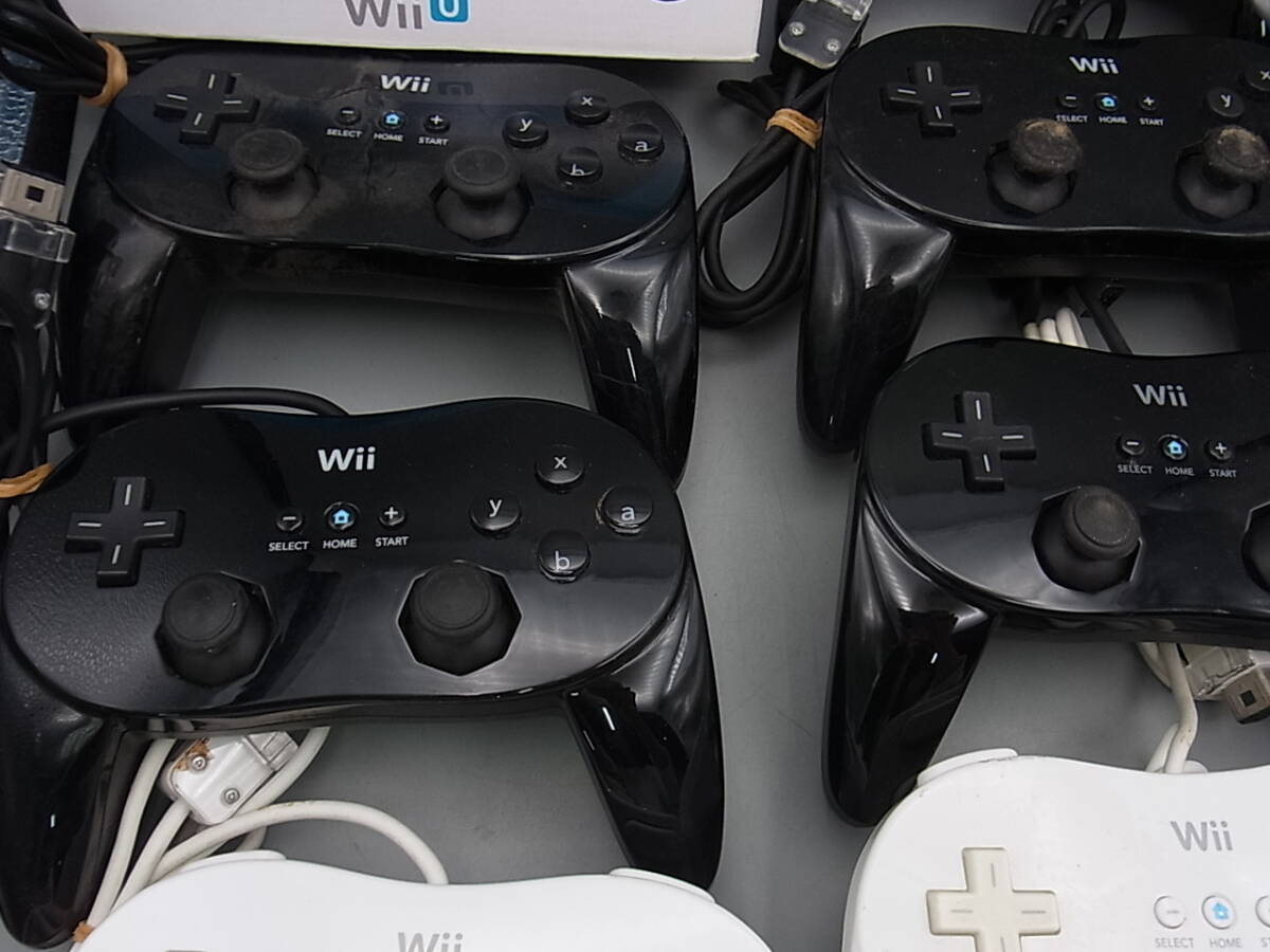 G59-10/Wii WiiU コントローラー 22点 超大量 まとめて クラシックコントローラ・クラシックコントローラPRO・WiiU PROコントローラ_画像6