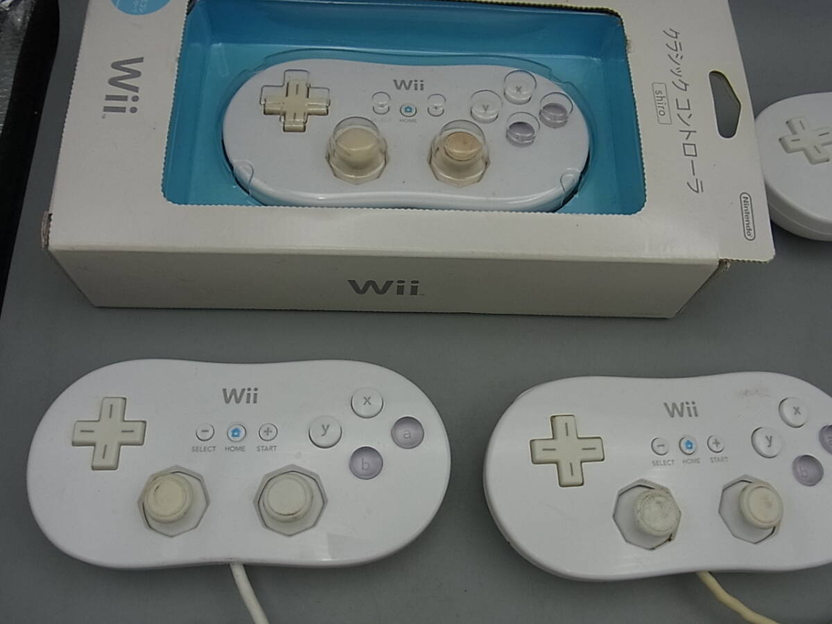 G59-10/Wii WiiU コントローラー 22点 超大量 まとめて クラシックコントローラ・クラシックコントローラPRO・WiiU PROコントローラ_画像8