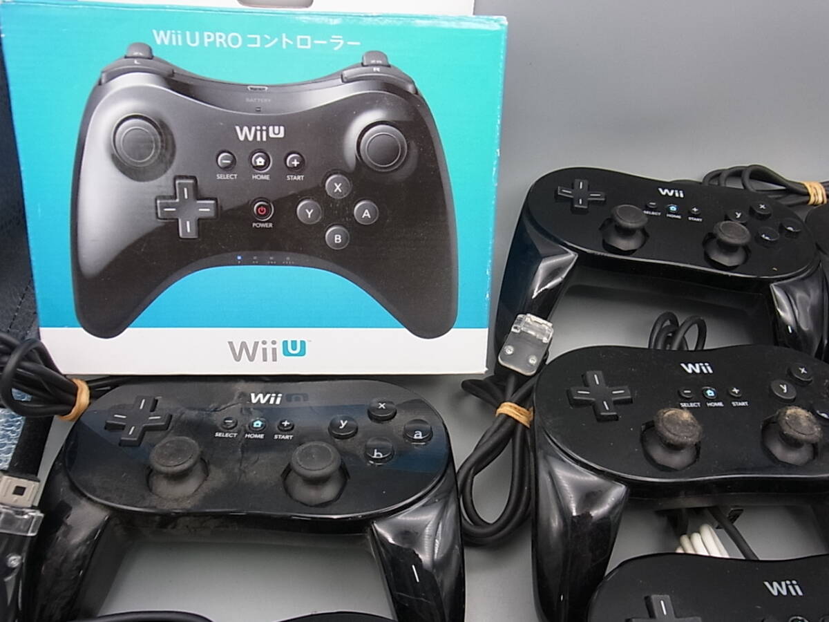 G59-10/Wii WiiU コントローラー 22点 超大量 まとめて クラシックコントローラ・クラシックコントローラPRO・WiiU PROコントローラ_画像7