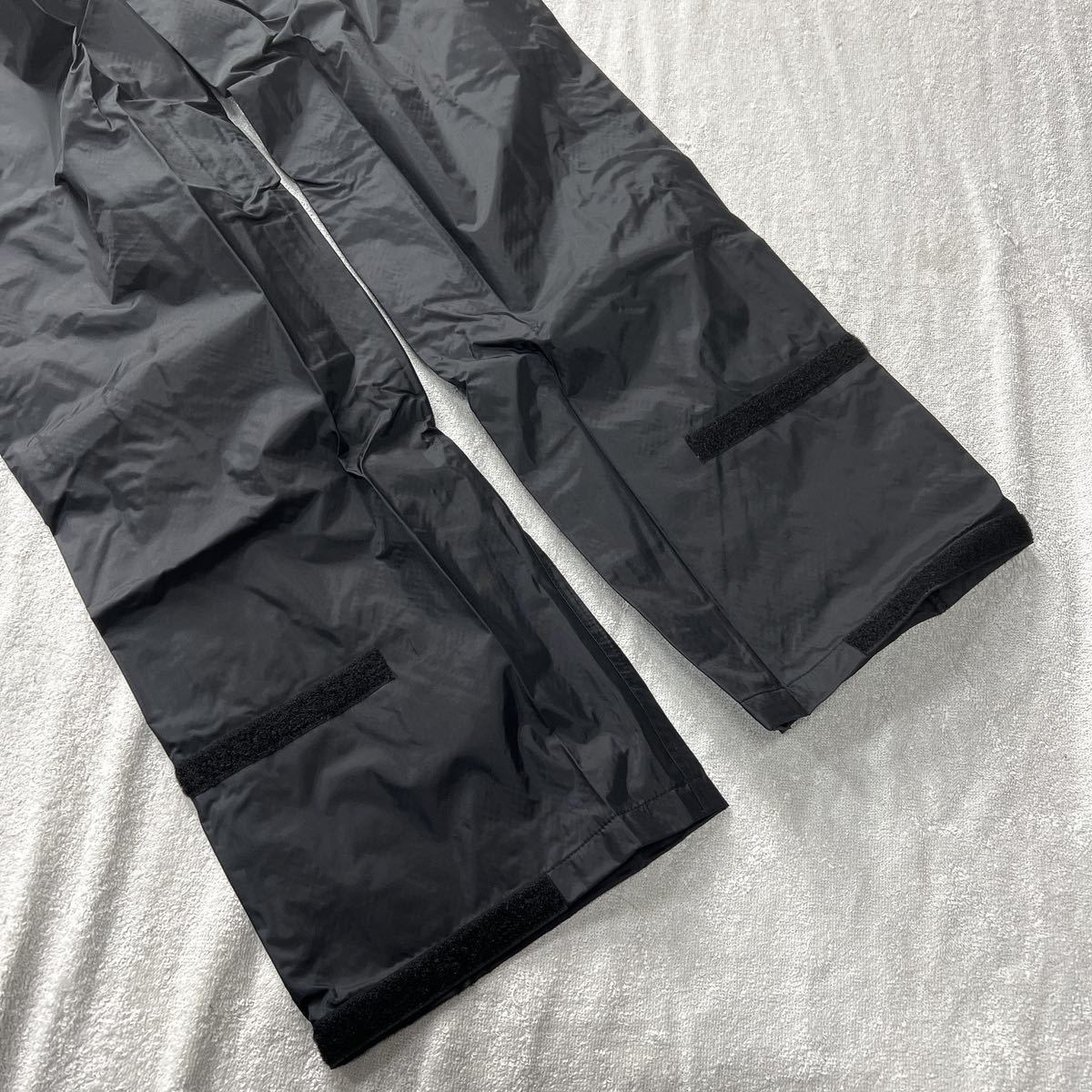 S.K.Y レインパンツ PVCコーティング ER-01 BLACK Mサイズ ライディングパンツ パンツ 雨具 撥水 カッパ A50612-2の画像3