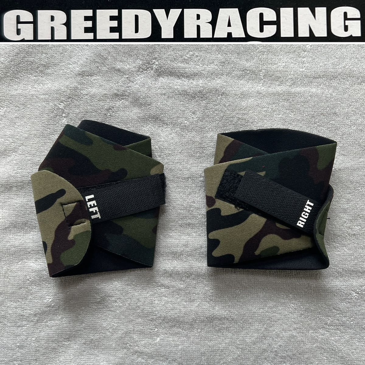 SALE GREEDY グリーディー リストサポート 手首 GBA-06 CAMO フリーサイズ マジックテープで調整 新品 アウトレット A50418-1_画像1