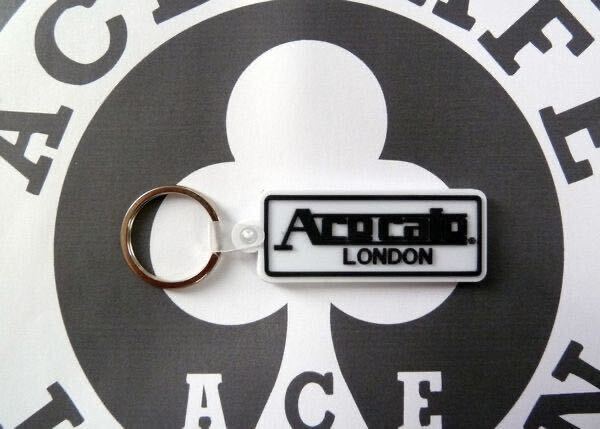 ACE CAFE LONDON エースカフェ ロンドン キーホルダー ラバー 角タイプ 新品 A60327-13_画像3