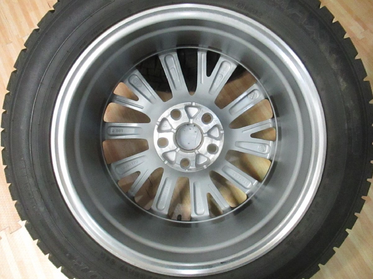 即納 スタッドレス 美品 トヨタ 220系 クラウン 純正 17インチ 5H114.3 7J+40 深溝 215/55R17 WINTER MAXX02 カムリ マークX エスティマ_画像7