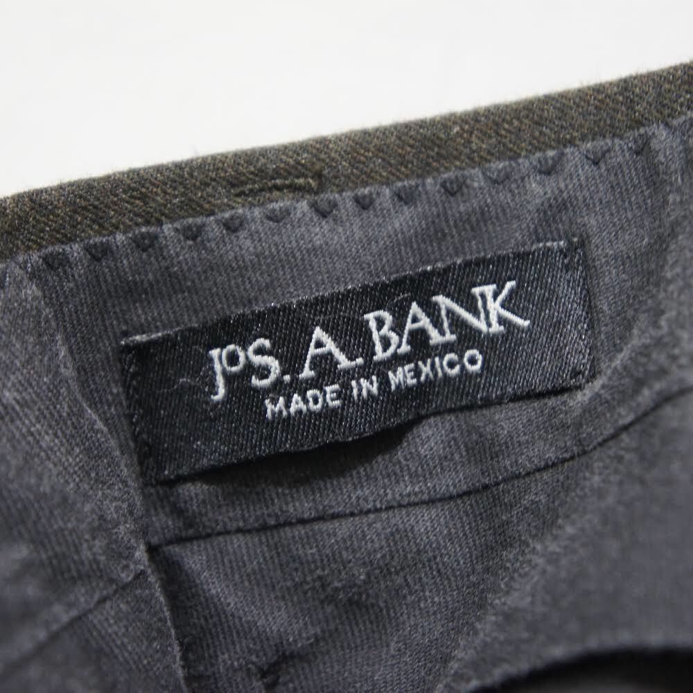 Jos. A. Bank(ジョスエーバンク メキシコ製 スラックス 35R Made in Mexico 2Tack Wool&Cashmere Trouser_画像6