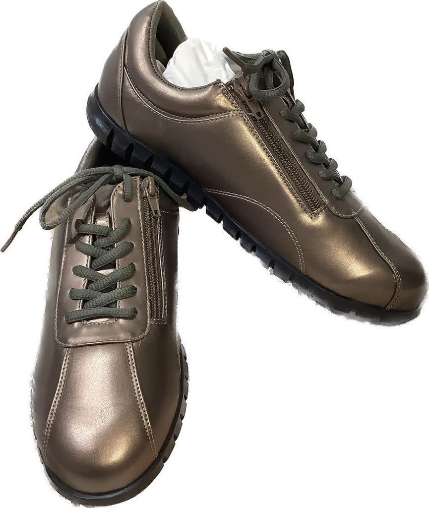  new goods unused goods lady's walking shoes move sole bronze LL②