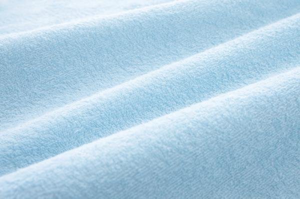 タオル地 掛け布団カバー の単品 キングサイズ 色-パウダーブルー/綿100%パイル 洗える_画像2