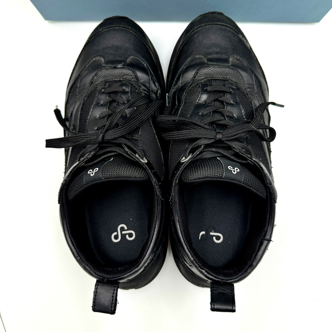 1 jpy ~OAO sneakers THE CURVE 1/BLACK/27cm black black o-e-o- leather vibram Vibram sole original leather 