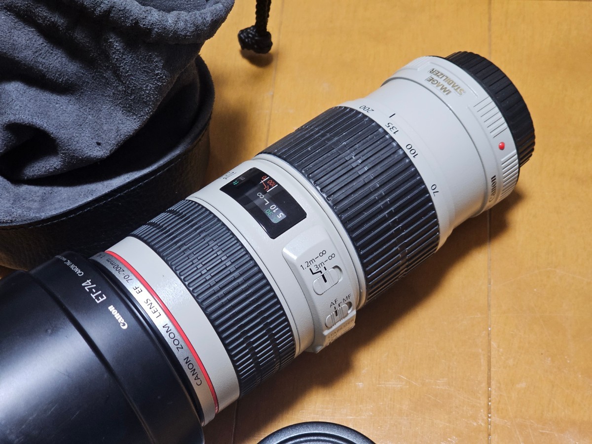 キヤノン Canon 白レンズ EF 70-200mm F4L IS USM _画像2