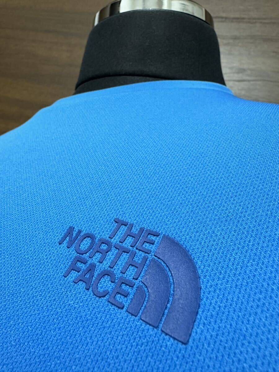 THE NORTH FACE(ザ・ノースフェイス L/S FlashDry Light Crew（フラッシュドライライトクルー）NT12017 ブルー M 春先に最適 GOLDWIN正規品_画像8