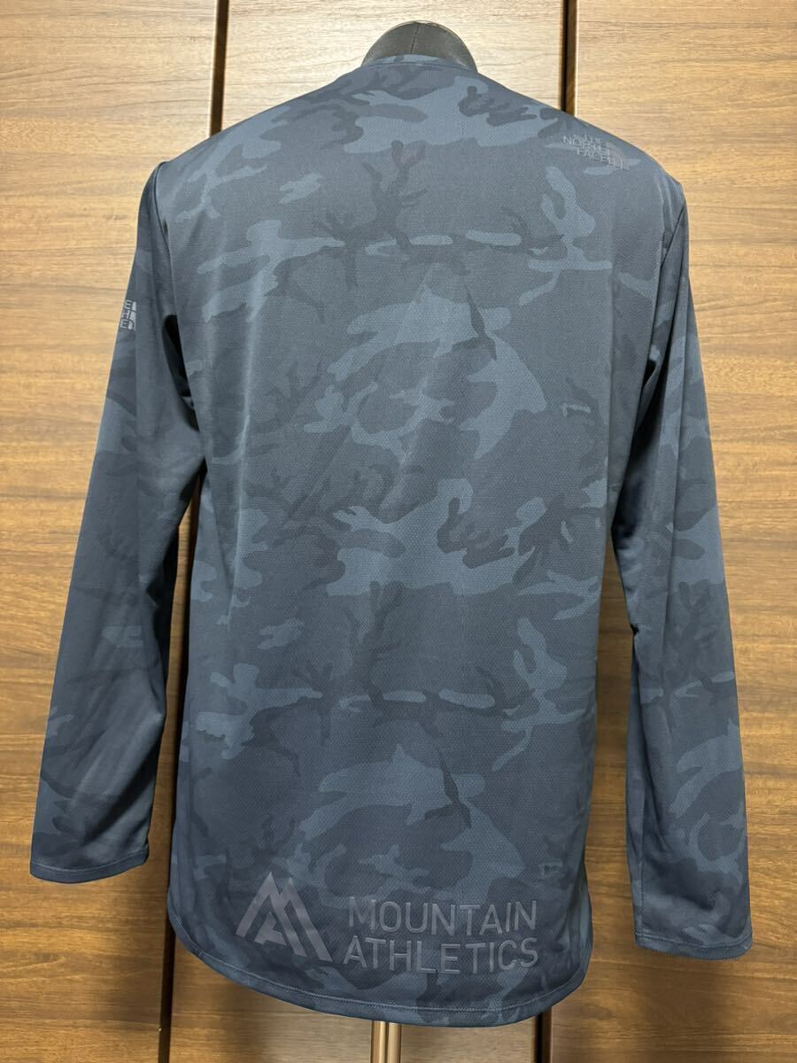 THE NORTH FACE(ザ・ノースフェイス） L/S AMPERE MA CREW（アンペアMAクルー）NT81878ネイビー XL 人気シリーズ 春先に最適 GOLDWIN正規品_画像2