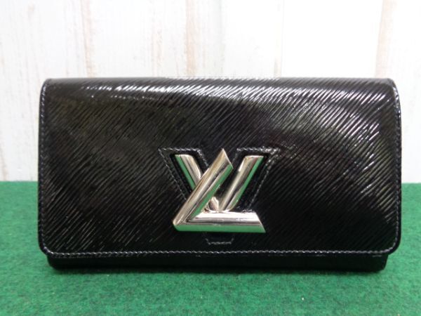 【中古美品】Louis Vuitton/ルイヴィトン　エピ/エナメル/レザー/ポルトフォイユ・ツイスト/メンズ長財布　M684_画像1