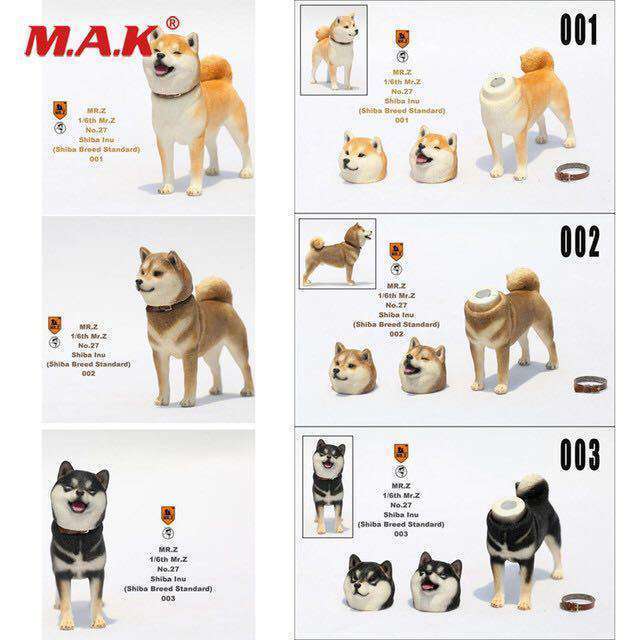 Mr.Z 1/6 柴犬 Shiba Inu No.27 Breed Standard 001 犬 フィギュアスタチュー 樹脂製