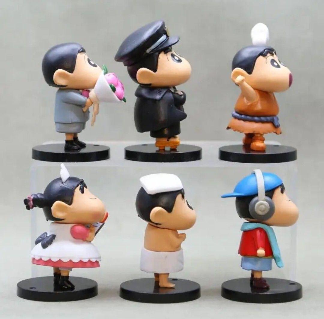 6体セット】 クレヨンしんちゃんフィギュア 海外品 ワーコレ 6体セット】 クレヨンしんちゃんフィギュア 海外品 ワーコレ
