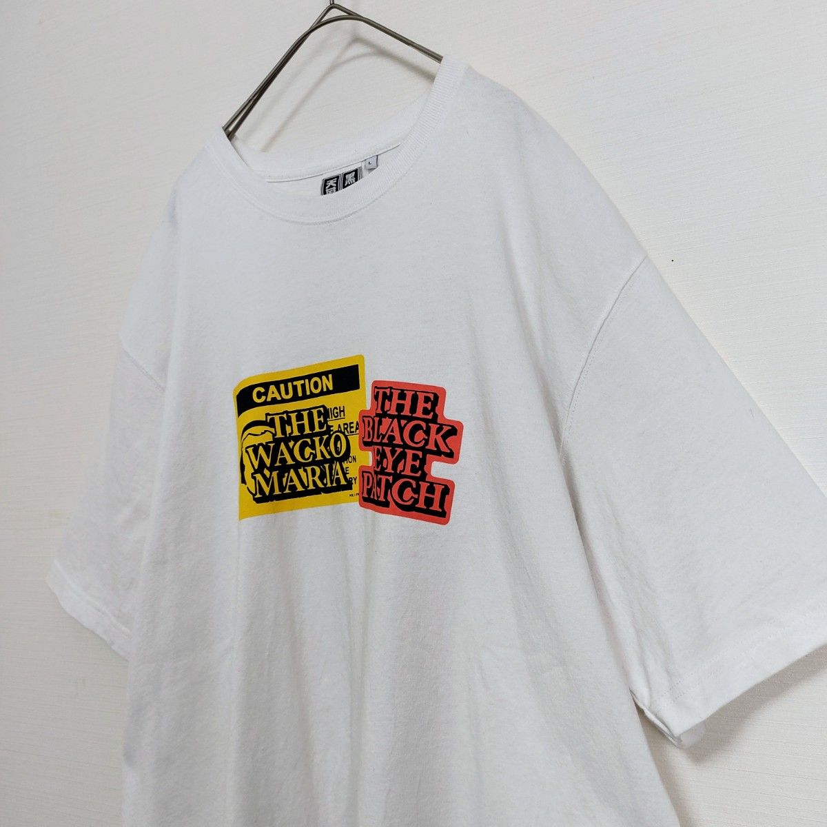 最強コラボ】ブラックアイパッチ×ワコマリア ダブルロゴTシャツ 最強コラボ】ブラックアイパッチ×ワコマリア ダブルロゴTシャツ
