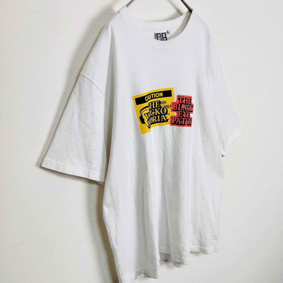 最強コラボ】ブラックアイパッチ×ワコマリア ダブルロゴTシャツ 最強コラボ】ブラックアイパッチ×ワコマリア ダブルロゴTシャツ