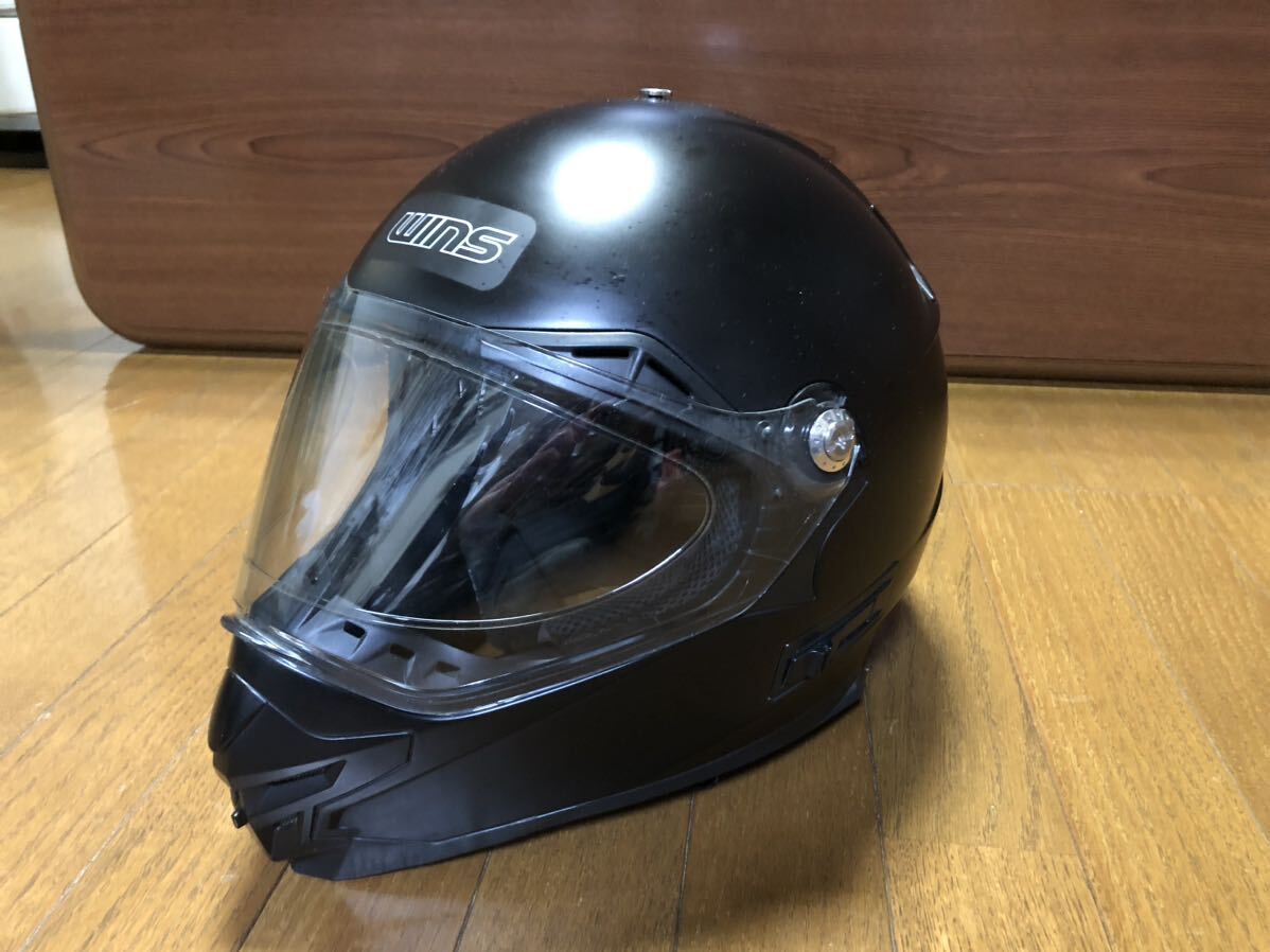 WINSヘルメット X-ROAD FREE RIDE インナーバイザー付き　オンロード　オフロード　ヘルメット 曇り止め付き　XL マッドブラック_画像6