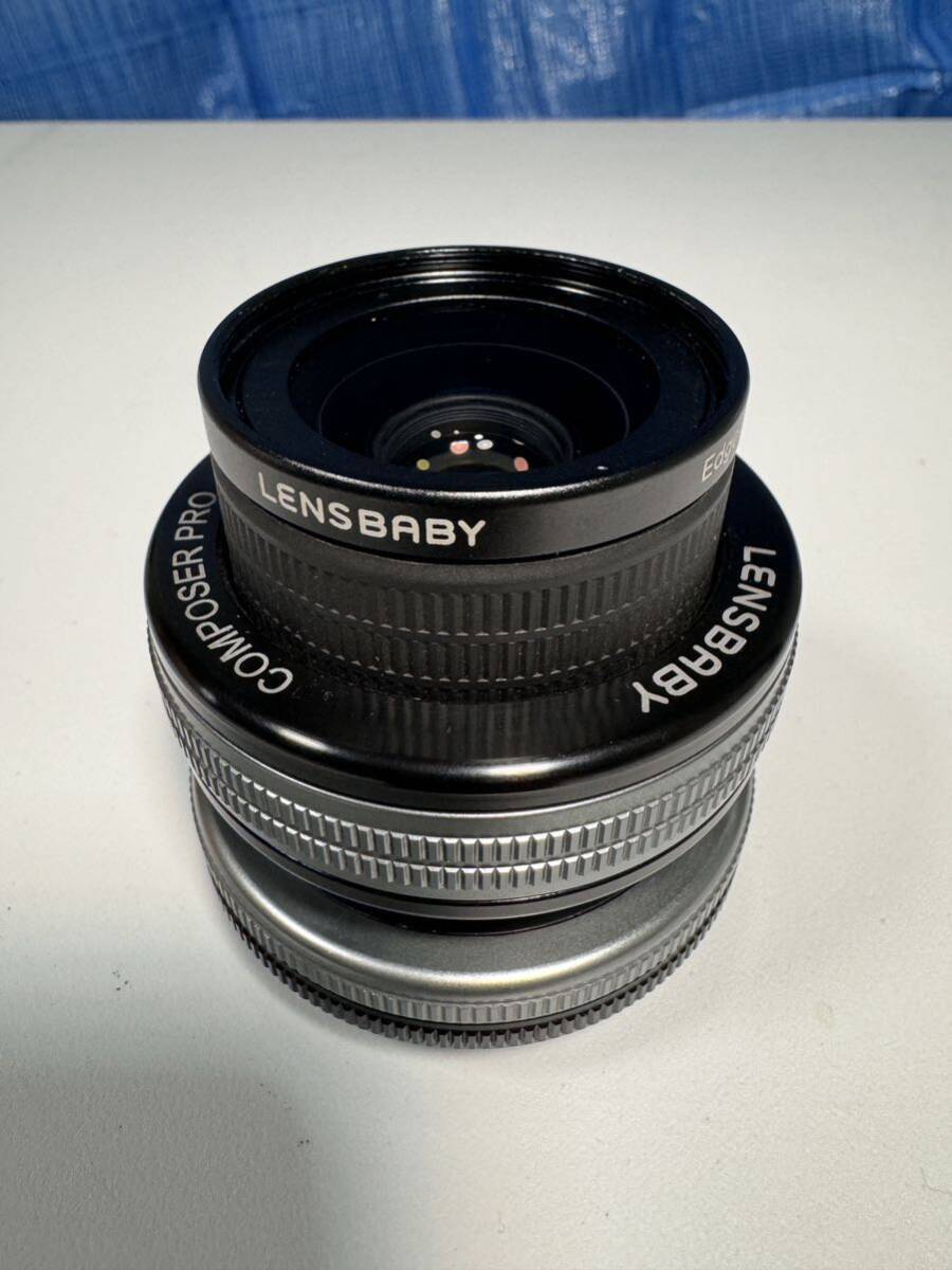 レンズベビー LENSBABY 50mm f3.2レンズベビー コンポーザープロII スウィート50 キャノEFマウント　_画像3