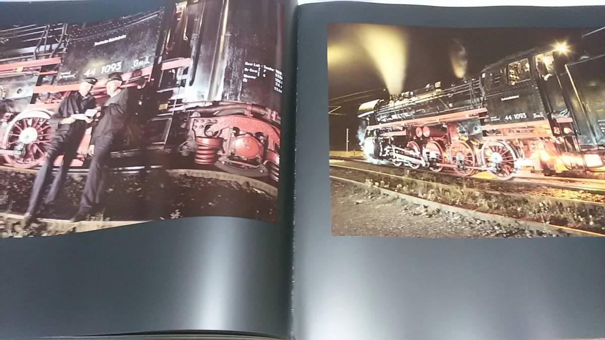 ★ハードカバー超大型本！　371ページ　AXEL　ZWINGENBERGER　夜間撮影の蒸気機関車。_画像5
