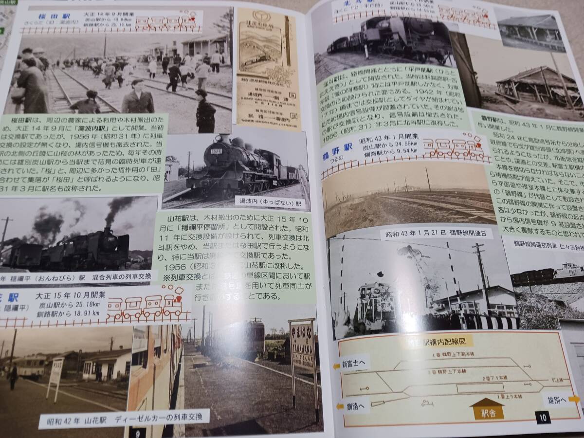 ★非売品！ 雄別鉄道の駅物語～雄別炭山から釧路へ～蒸気機関車、ディーゼルカー、構内配線図、各駅の風景。の画像8