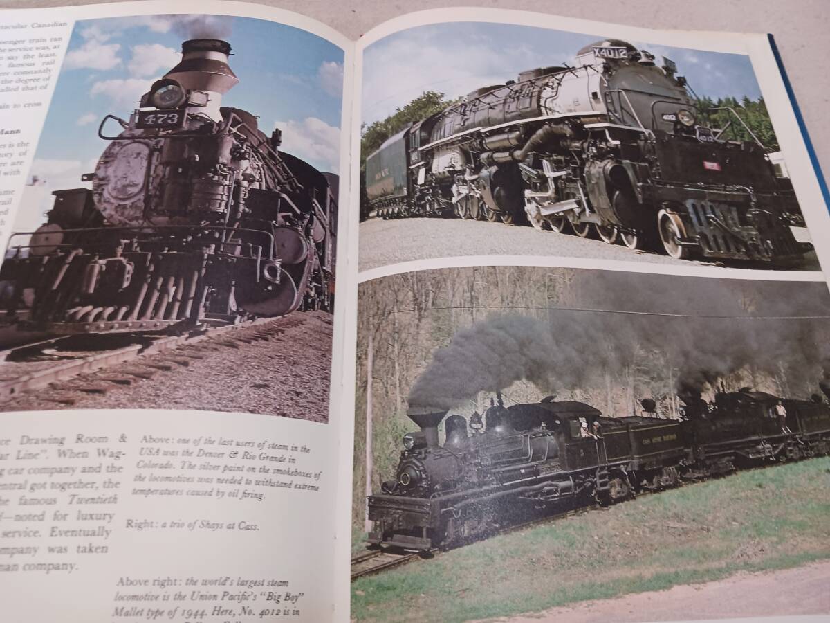 ★ハードカバー鉄道洋書！　　カラー蒸気機関車写真集。_画像6