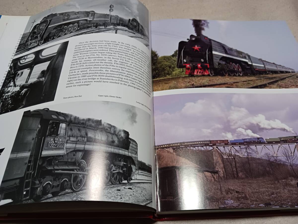 ★ハードカバー鉄道洋書256ページ！　　蒸気機関車カラー写真集。_画像2