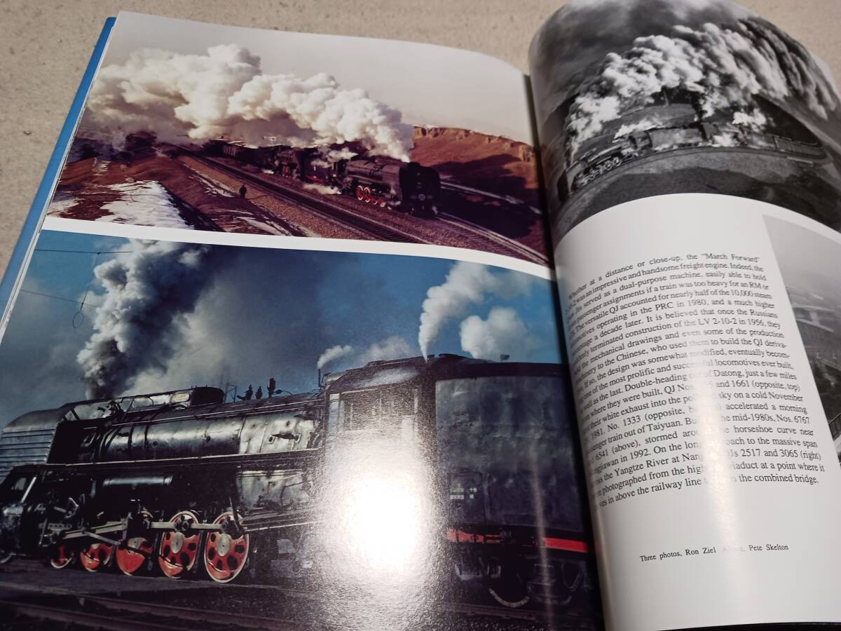 ★ハードカバー鉄道洋書256ページ！　　蒸気機関車カラー写真集。_画像8