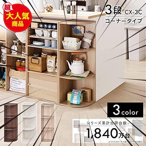 ★c)ブラウン★ カラーボックス 3段 収納ボックス 本棚 幅29×奥行29×高さ87.9cm ブラウン CX-3C_画像3