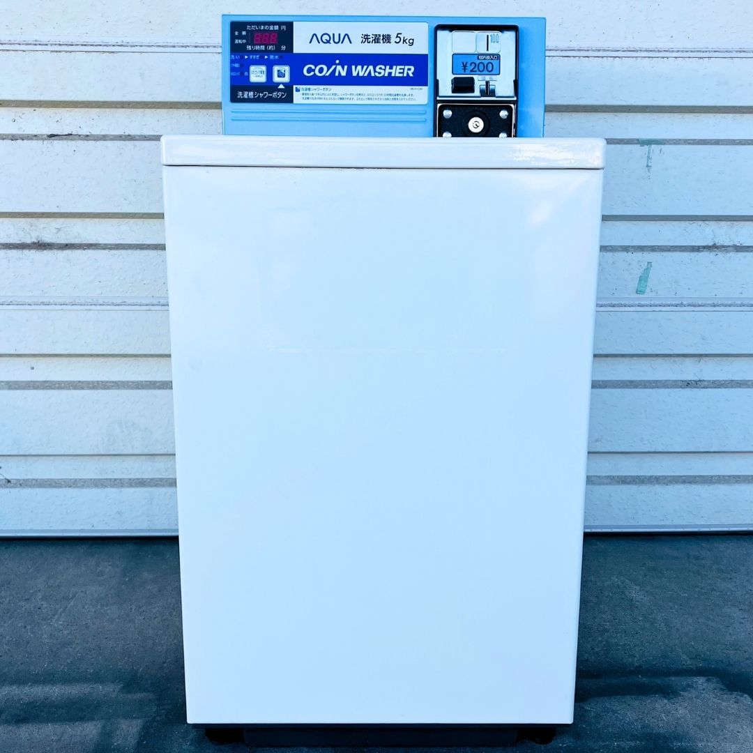 【中古】MCW-C50(48) コイン式洗濯機 AQUA 2016年製 5.0kg の画像2